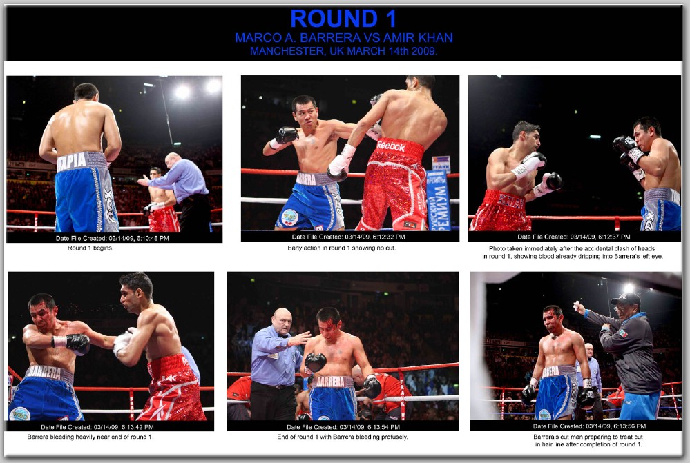 boxing collage
