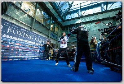 AbrahamTaylor21 Showtime Boxing: Abraham, Taylor Workout In Berlin