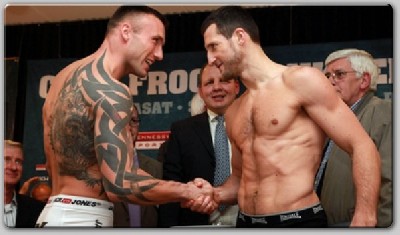 FrochKesslerWeighin11 Boxing Weights: Carl Froch vs. Mikkel Kessler