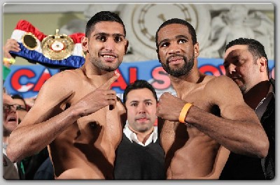 KhanPeterson1 Will Lamont Peterson Upset Amir Khans Title Reign?