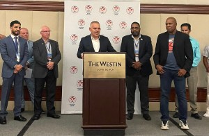 WBA President Gilberto Jesus Mendoza met with Daryl Peoples at IBF Convention â€“ World Boxing Association