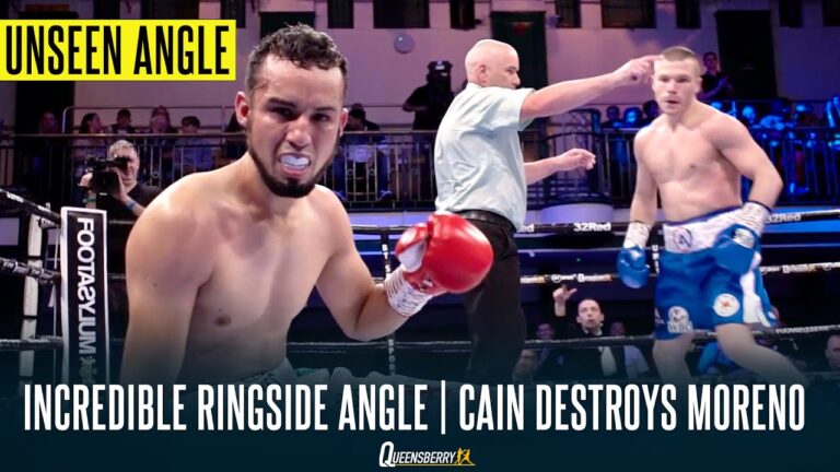 🎥 INCREDIBLE Ringside Angle | Andrew Cain DESTROYS Luis Moreno in ONE ROUND (Unseen Footage)