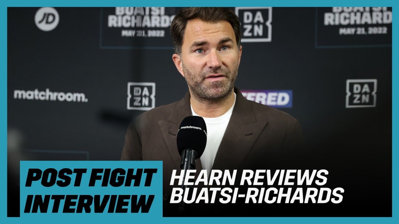 “Respect to both!” – Eddie Hearn talks Buatsi vs Richards, Babic & Canelo update