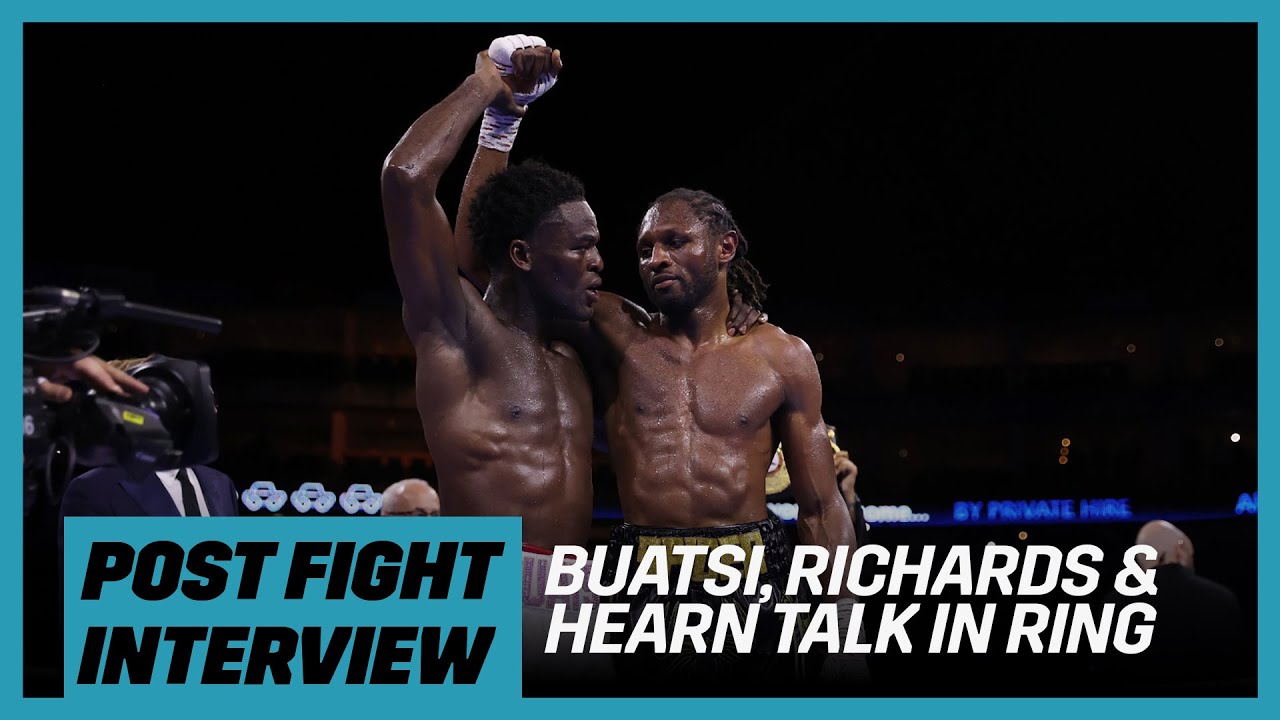 WHAT A FIGHT! Joshua Buatsi, Craig Richards & Eddie Hearn react to cracker