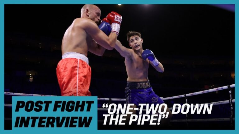 â€œI got the stoppage last time and I knew I could do it again!” – John Hedges