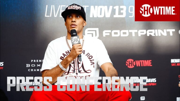 Benavidez vs. Lemieux: Press Conference | SHOWTIME CHAMPIONSHIP BOXING