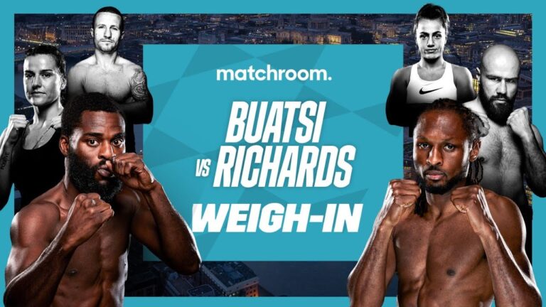 Joshua Buatsi vs Craig Richards Plus Undercard Weigh-In