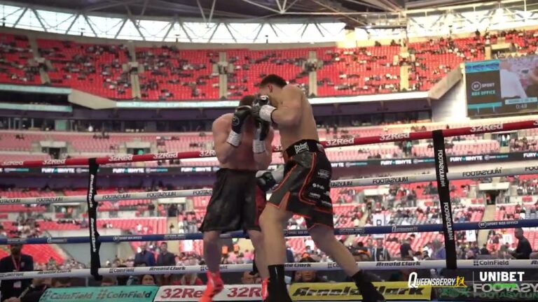 Rising Prospect Karol Itauma Knockout Ringside Video From Wembley