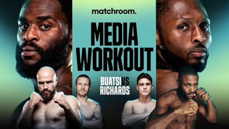 Joshua Buatsi vs Craig Richards Plus Undercard Media Workout