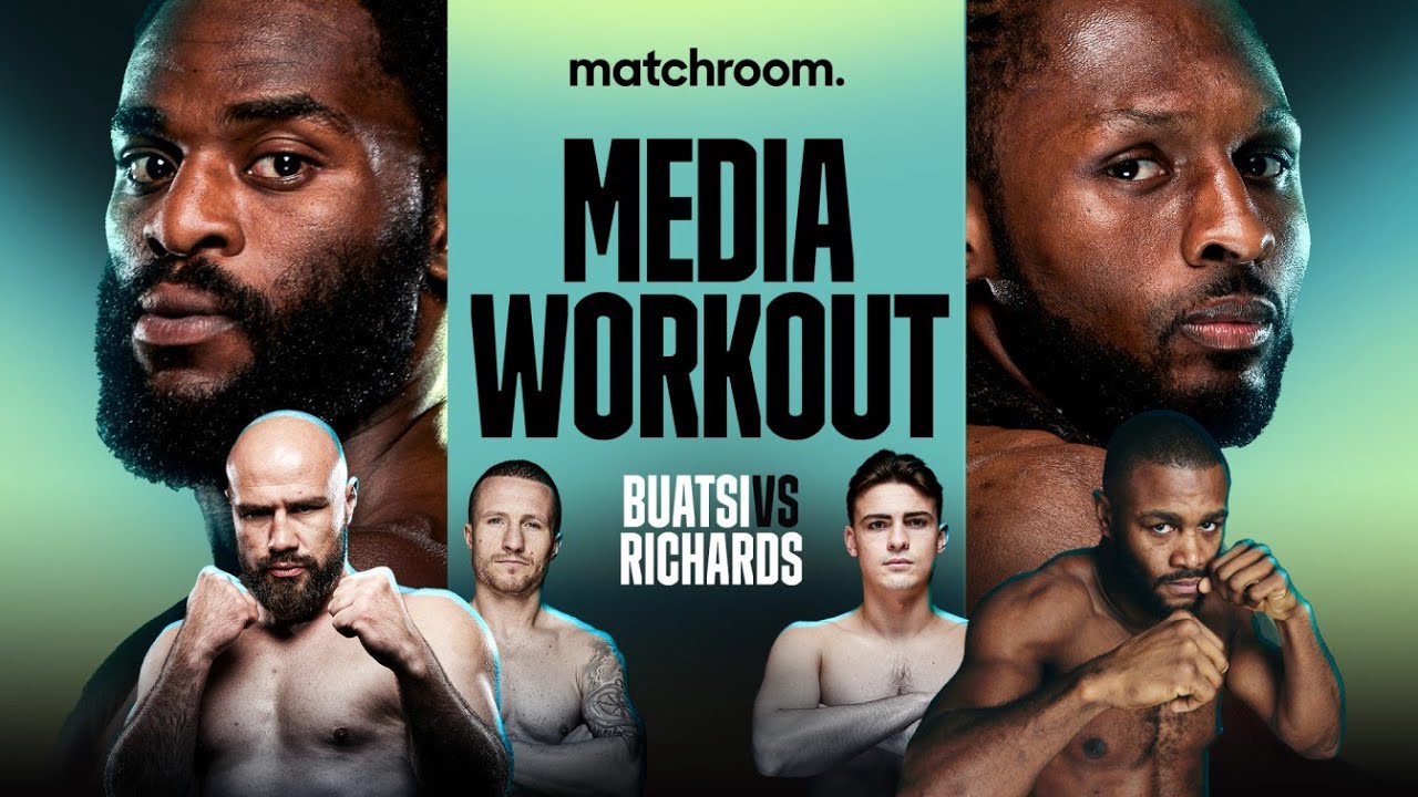 Joshua Buatsi vs Craig Richards Plus Undercard Media Workout