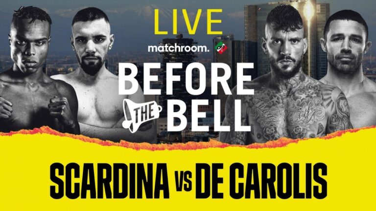 Before The Bell: Scardina vs De Carolis Live Undercard (Forte, Nmomah & Sarchioto)