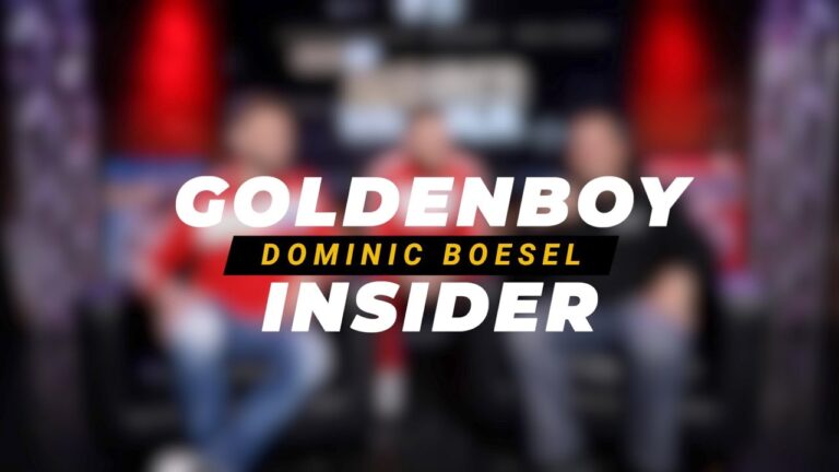 Main Event DOMINIC BOESEL INSIDER 🥊
