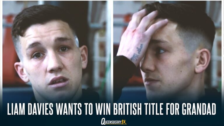 “I Want To Take The British Title To My Grandad’s Grave… Let’s See Who Can Stop Me.” | Liam Davies