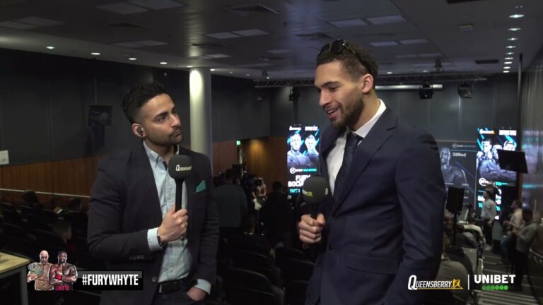 To be boxing on #FuryWhyte is Wild! Karol Itauma Interview