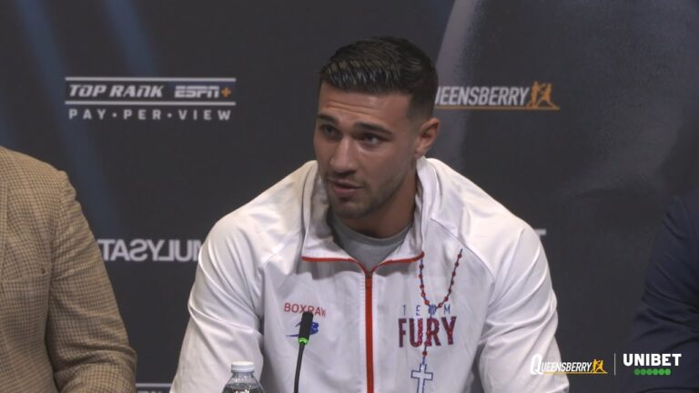 “JAKE PAUL IS USELESS” TOMMY FURY GOES IN ON JAKE PAUL IN FURY-WHYTE PRESS CONFERENCE RANT