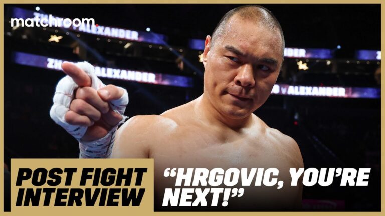 â€œIt will be Hrgovic him on the canvas next!” Zhang scores brutal first-round KO in Vegas
