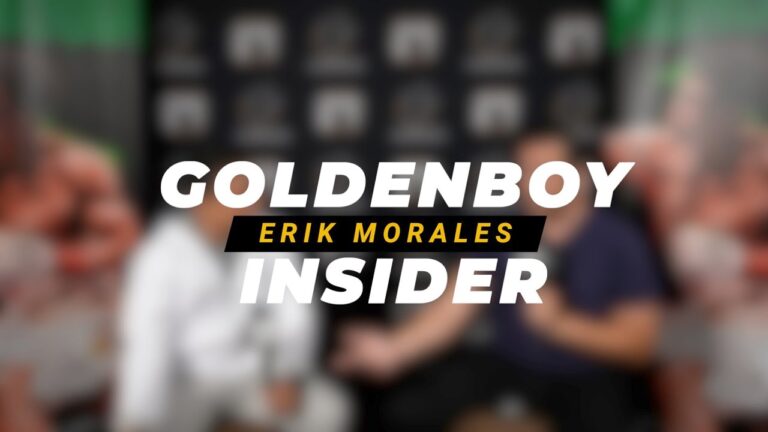 En VIVO Golden Boy Insider con ERIK MORALES