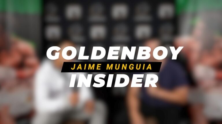 [[JAIME MUNGUIA]] Golden Boy Insider