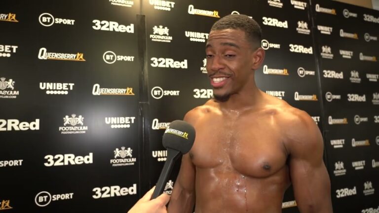 "I'M GOING TO BECOME WORLD CHAMPION!" | EZRA TAYLOR REACTS TO SPITEFUL THIRD ROUND KNOCKOUT WIN