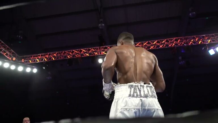 Ezra Taylor Impressive Stoppage, Ringside Angle!