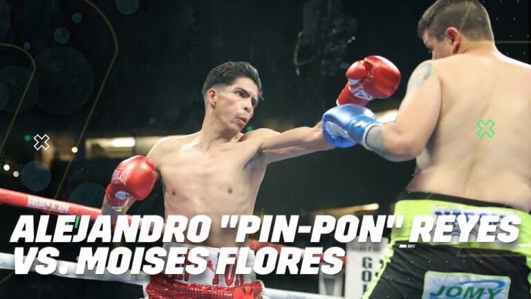 GOLDEN BOY FIGHT NIGHT: ALEJANDRO "PIN-PON" REYES vs. MOISES FLORES