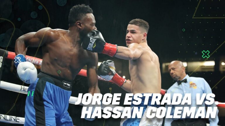GOLDEN BOY FIGHT NIGHT: JORGE ESTRADA vs. HASSAN COLEMAN