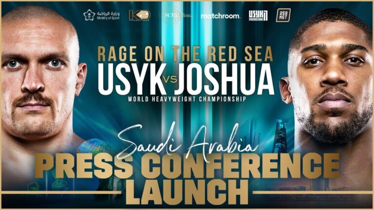 Oleksandr Usyk vs Anthony Joshua 2: Saudi Arabia Press Conference