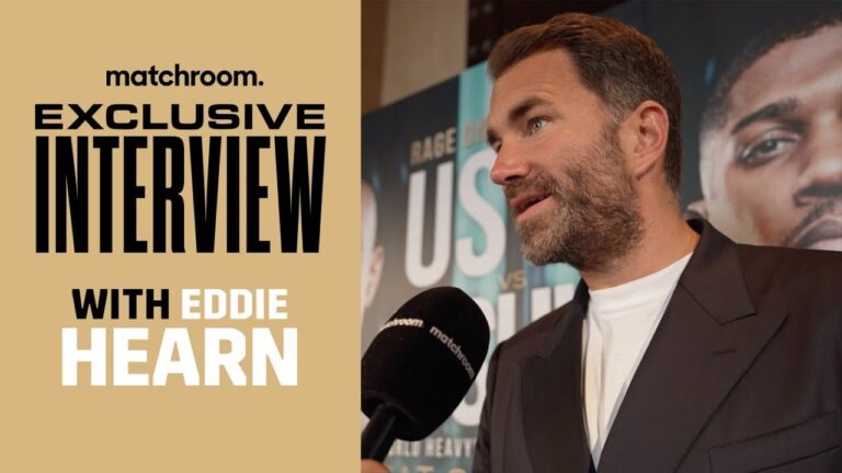 â€œAJ needs to let his hands go!â€œ – Eddie Hearn on Anthony Joshua vs Oleksandr Usyk 2