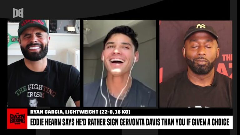 'He Could Even Knock Me Out With One Punch.' Ryan Garcia on Tank Davis