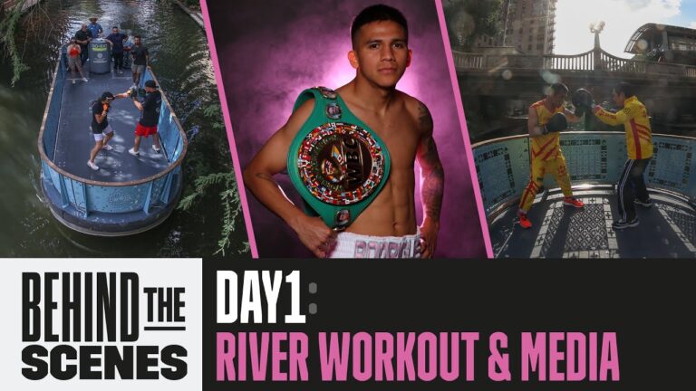 Fight Week, Ep1: Rodriguez vs Rungvisai: Riverwalk Workout & Media Day