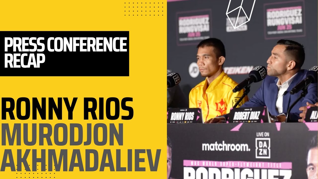 [[RECAP]] "12 rounds of HELL"- RONNY RIOS AKAHMADALIEV Press Conference
