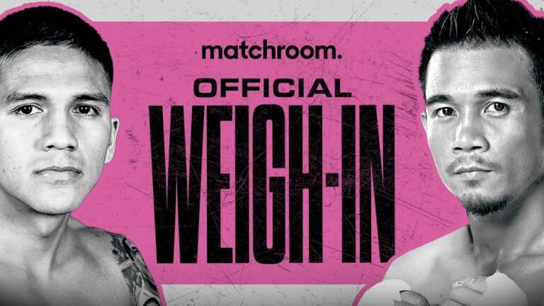 Jesse Rodriguez vs Srisket Sor Rungvisai Plus Undercard Weigh-In