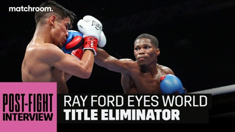 "My jab controlled the fight!" – Raymond Ford wins second pro title vs Richard Medina