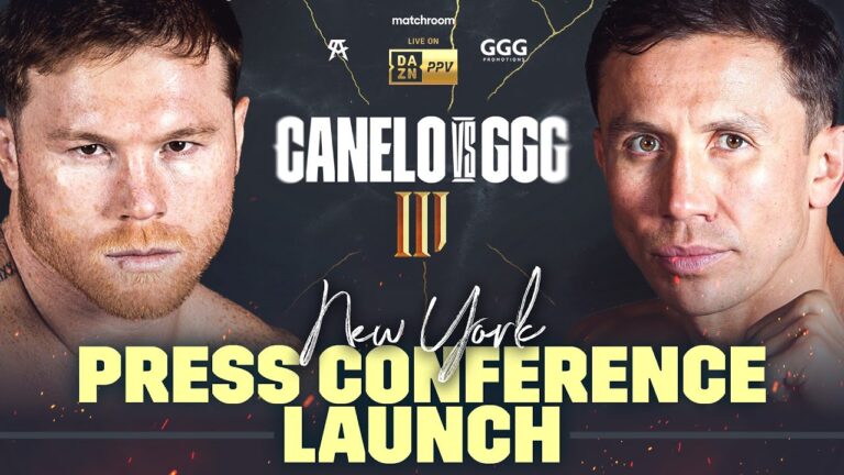 Canelo Alvarez vs Gennadiy Golovkin 3: New York Launch Press Conference