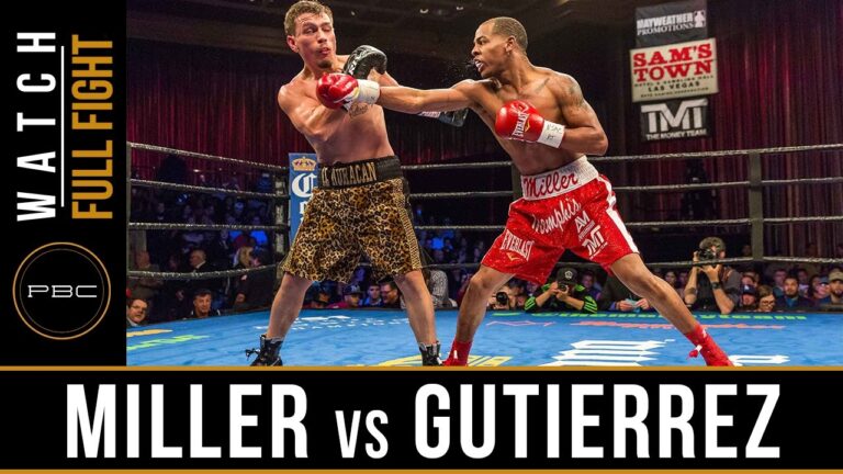 Miller vs Gutierrez FULL FIGHT: April 29, 2017 – PBC on FS1