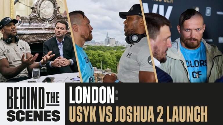 Press Tour, London: Oleksandr Usyk vs Anthony Joshua 2 (Behind The Scenes)