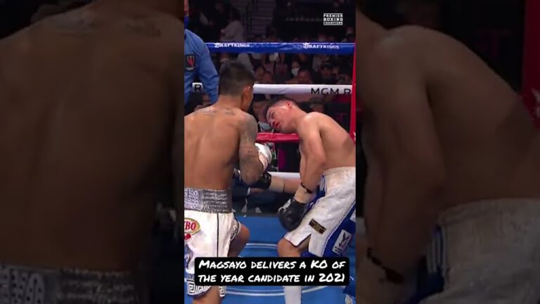 Mark Magsayo delivers a KO of the year candidate in 2022