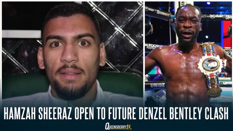 HAMZAH SHEERAZ OPEN TO FUTURE DENZEL BENTLEY CLASH, DISCUSSES WBC RANKING, JOE WILLOCK TRAINING
