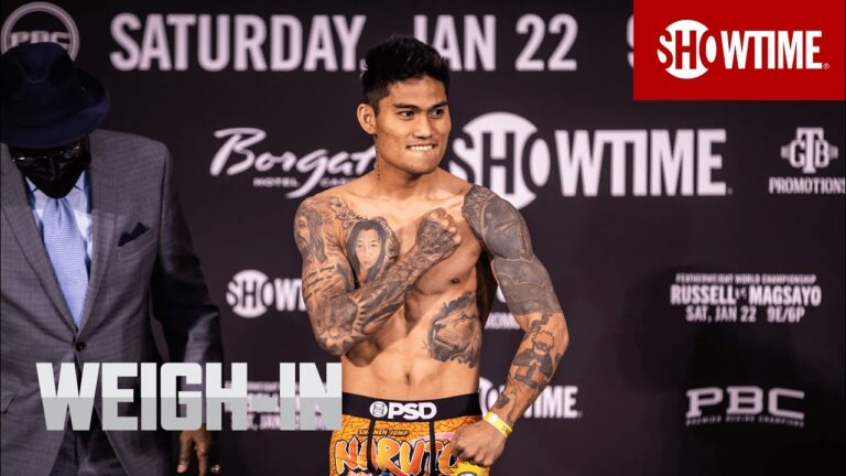 Mark Magsayo vs. Rey Vargas: Weigh-In | SHOWTIME CHAMPIONSHIP BOXING