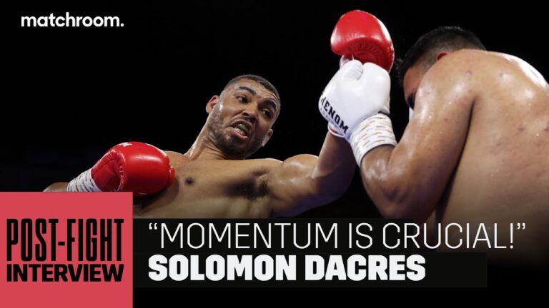 "English Title level will come soon." – Solomon Dacres
