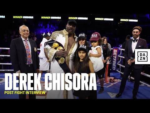 "I wanna have some caviar, I'm tired of fish & chips." | Derek Chisora Post Fight Interview