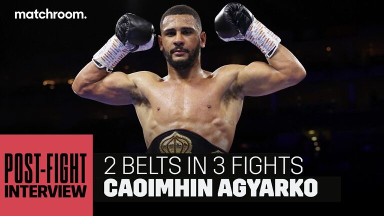 "I feel fit and strong at 154lbs." – CaoimhÃ­n Agyarko