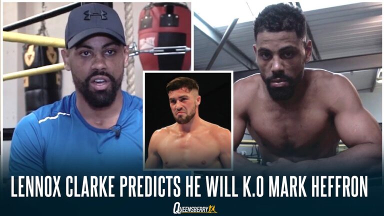 "I WON'T HAVE TO GO LOOKING FOR MARK HEFFRON!" | Lennox Clarke predicts KO win over Heffron