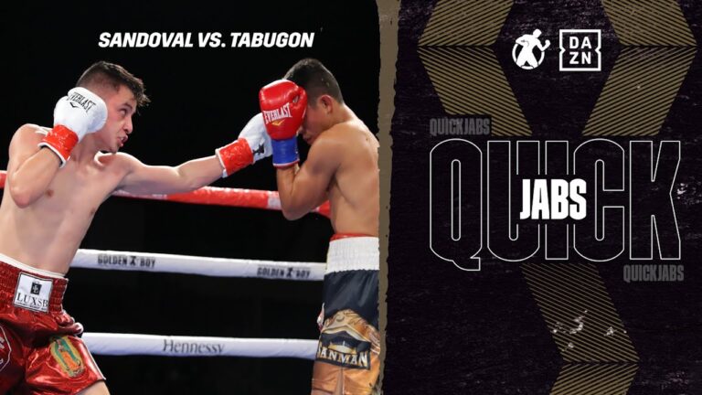 GGG Speed In Ricardo Sandoval Quick Jabs VS Raymond Tabugon
