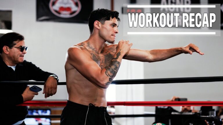 Media Workout RECAP Ryan Garcia Vs Javier Fortuna