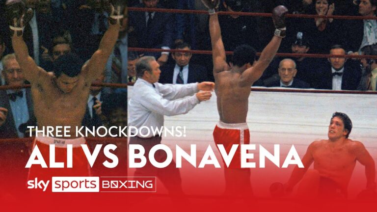 Three knockdowns! Muhammad Ali vs Oscar Bonavena EPIC 15th round 🎬 Archive footage