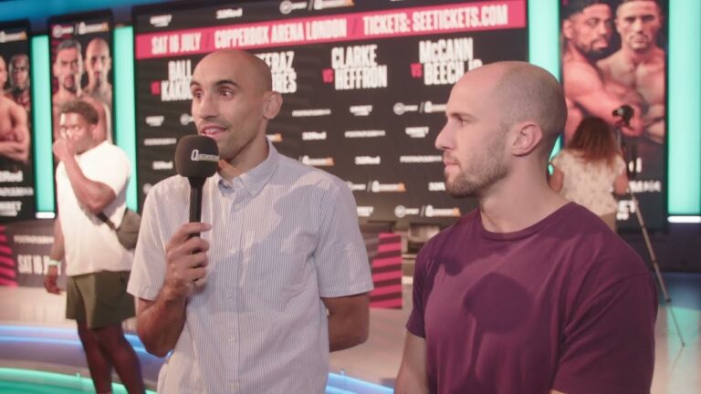 FRANCISCO TORRES CONFIDENT OF UPSETTING FUTURE SUPERSTAR HAMZAH SHEERAZ