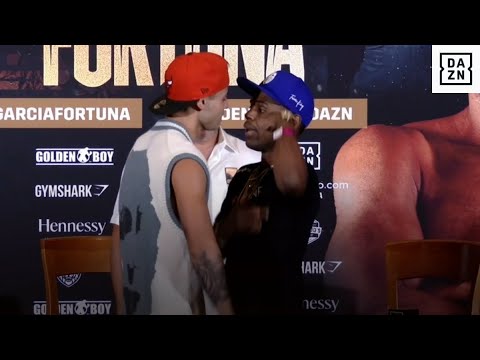 Ryan Garcia And Javier Fortuna Exchange Hats And Threats At Press Conference