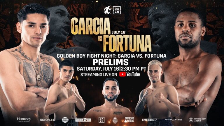 GOLDEN BOY FIGHT NIGHT: GARCIA vs. FORTUNA PRELIMS