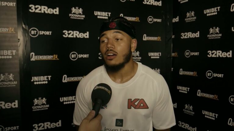 KHALID ALI'S INSTANT REACTION TO 2ND ROUND KNOCKOUT OVER EXPERIENCED AND TOUGH DES NEWTON